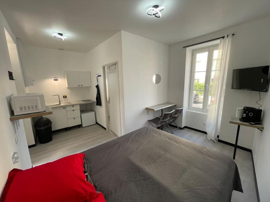 Studio A2 18M2 Cosy 5Minutes Gare Parking Gratuit Rue De La Mure Roanne Buitenkant foto